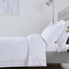 Chelsea Duvet Cover - 200 TC - Cotton - White - DUSK