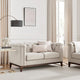 Chesterfield 2 Seater Sofa - Stone - DUSK