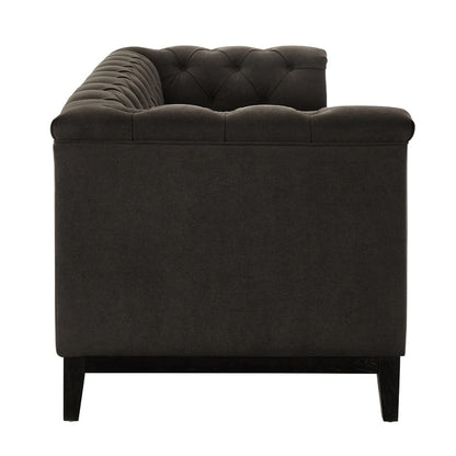 Chesterfield 3 Seater Sofa - Dark Brown - DUSK