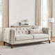 Chesterfield 3 Seater Sofa - Stone - DUSK