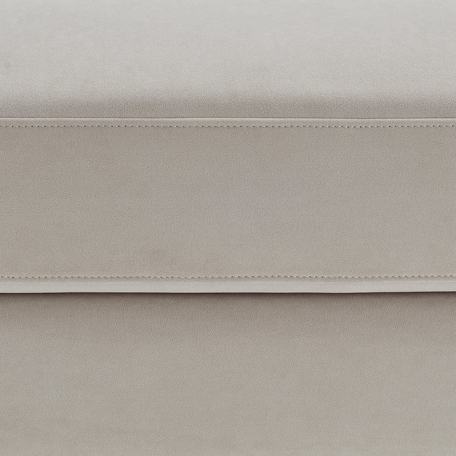 Chesterfield Pouffe - Stone - DUSK