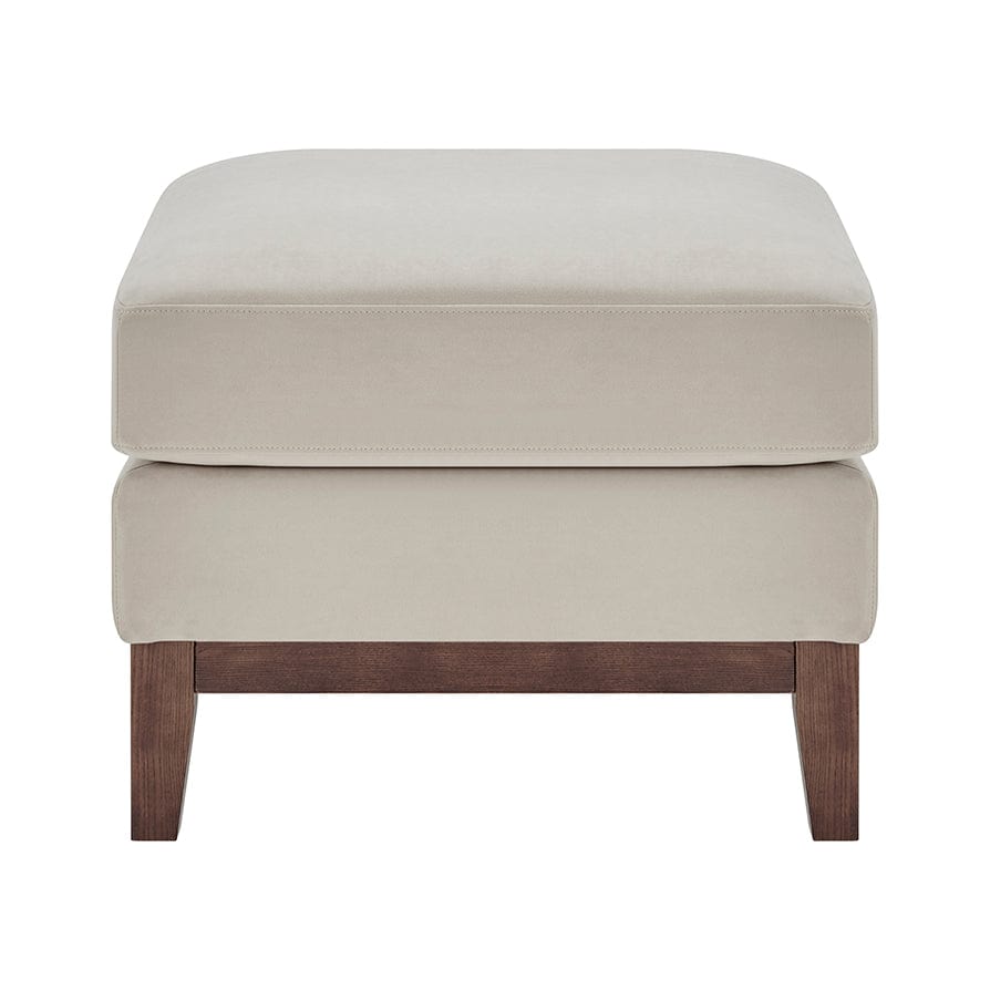 Chesterfield Pouffe - Stone - DUSK