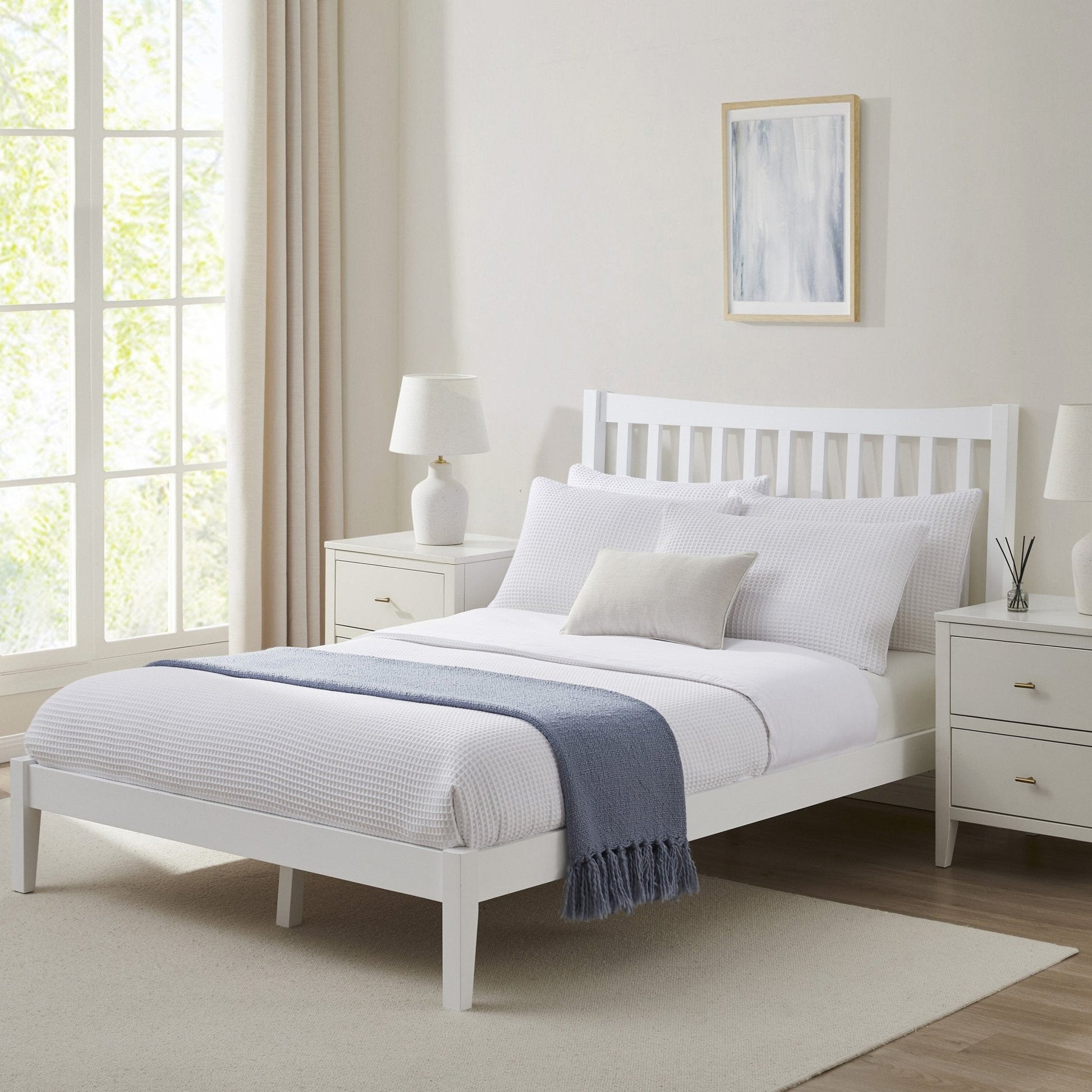 Dartmouth Bed Frame - White - DUSK