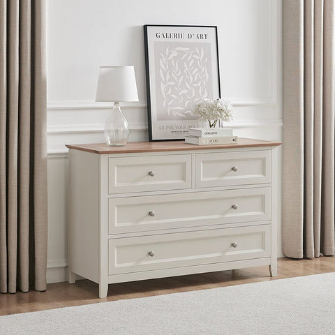 Edie 4 Drawer Chest - Cream – DUSK