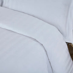 Pair Of Epsom Pillowcases - 400 TC - Egyptian Cotton - White