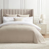 Florence Waffle Bedspread 2.5 x 2.6m - Natural - DUSK