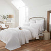 Girona Duvet Cover - 200 TC - Cotton - White - DUSK