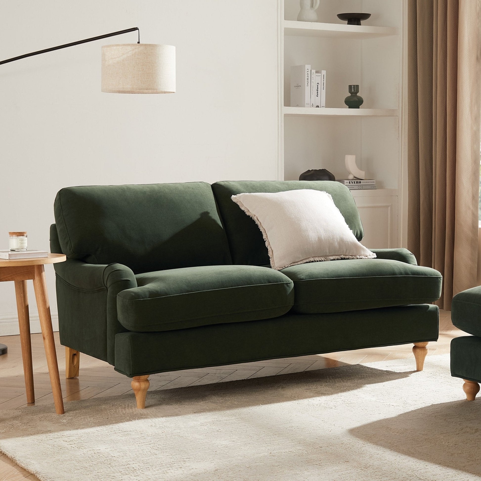 Hampshire 2 Seater Sofa - Dark Olive Green - DUSK