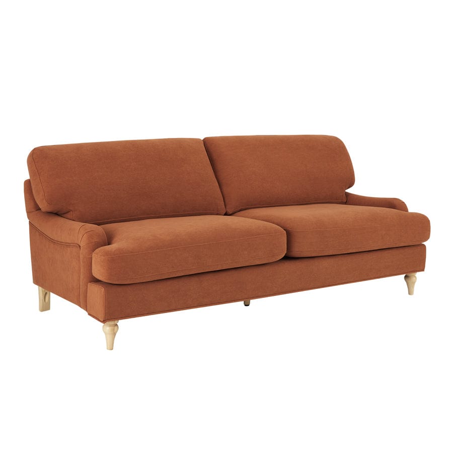 Hampshire 3 Seater Sofa - Burnt Orange - DUSK