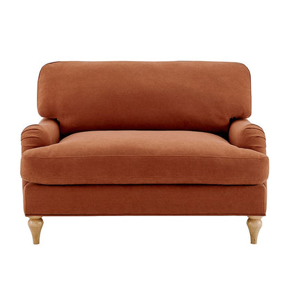 Hampshire Loveseat - Burnt Orange - DUSK