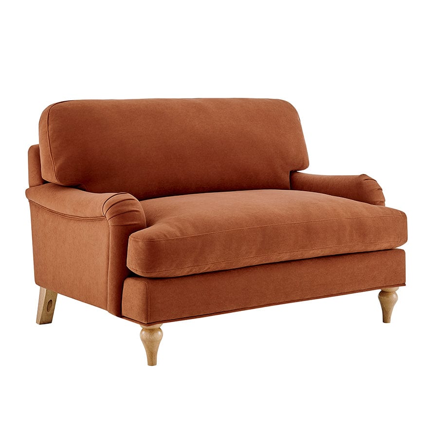 Hampshire Loveseat - Burnt Orange - DUSK