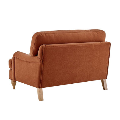 Hampshire Loveseat - Burnt Orange - DUSK