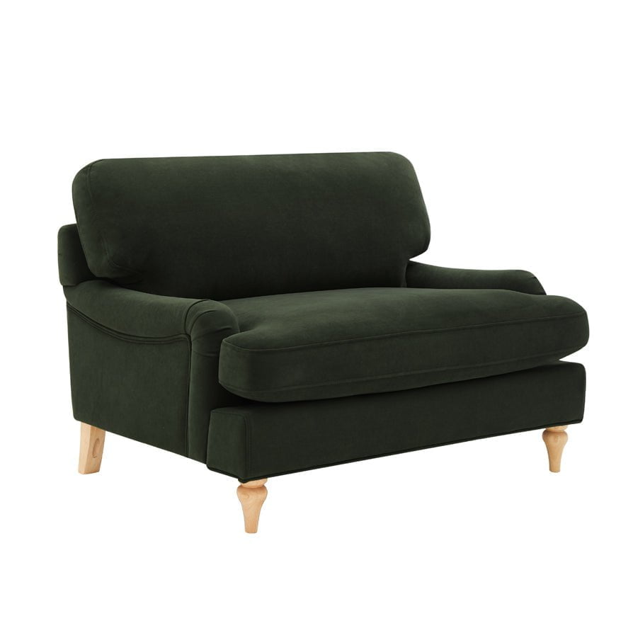 Hampshire Loveseat - Dark Olive Green - DUSK