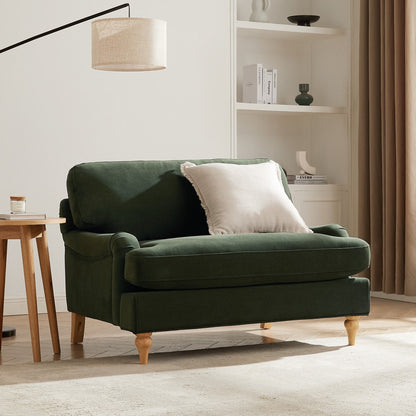 Hampshire Loveseat - Dark Olive Green - DUSK