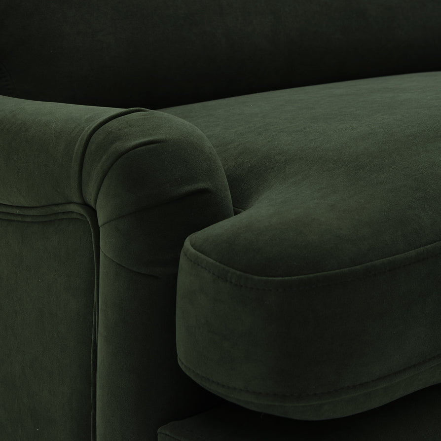 Hampshire Loveseat - Dark Olive Green - DUSK