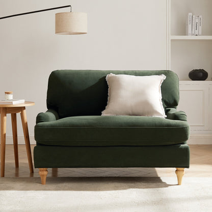 Hampshire Loveseat - Dark Olive Green - DUSK