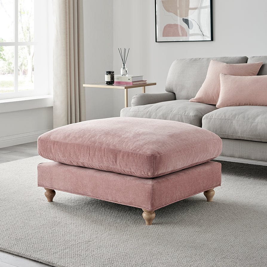 Hampshire Pouffe - Blush Pink - DUSK