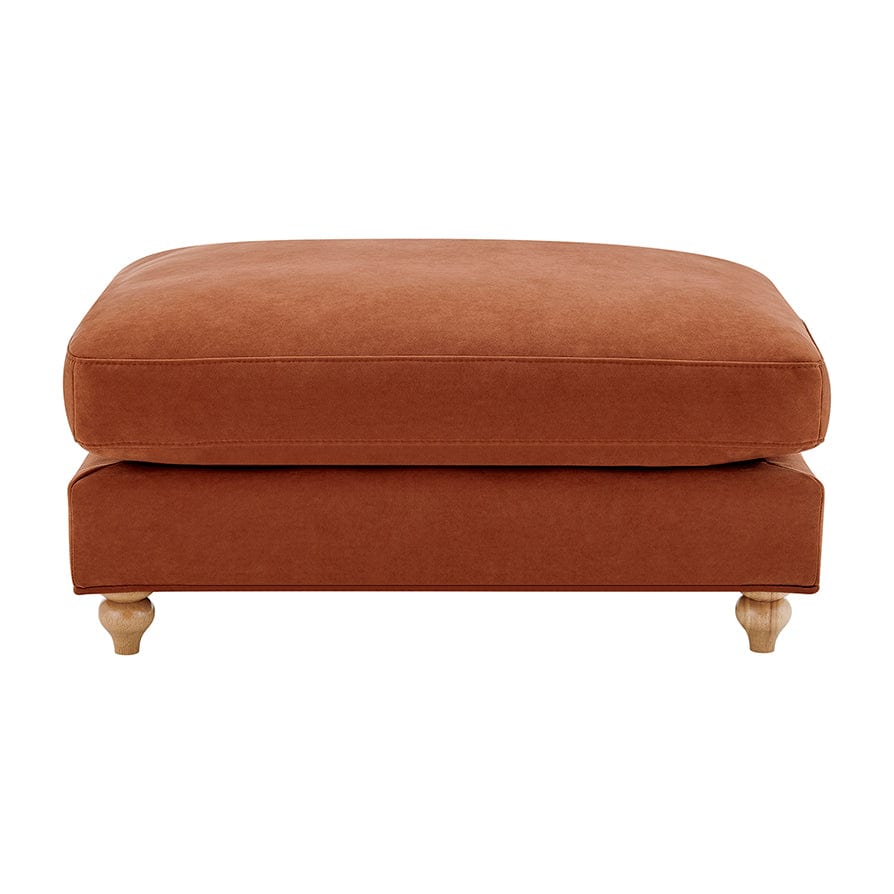Hampshire Pouffe - Burnt Orange - DUSK