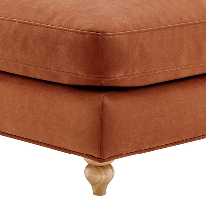 Hampshire Pouffe - Burnt Orange - DUSK