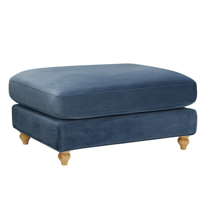 Hampshire Pouffe - Mid Blue - DUSK