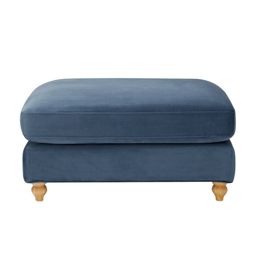 Hampshire Pouffe - Mid Blue - DUSK