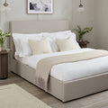 Hampton Ottoman Storage Bed - Stone Grey - DUSK