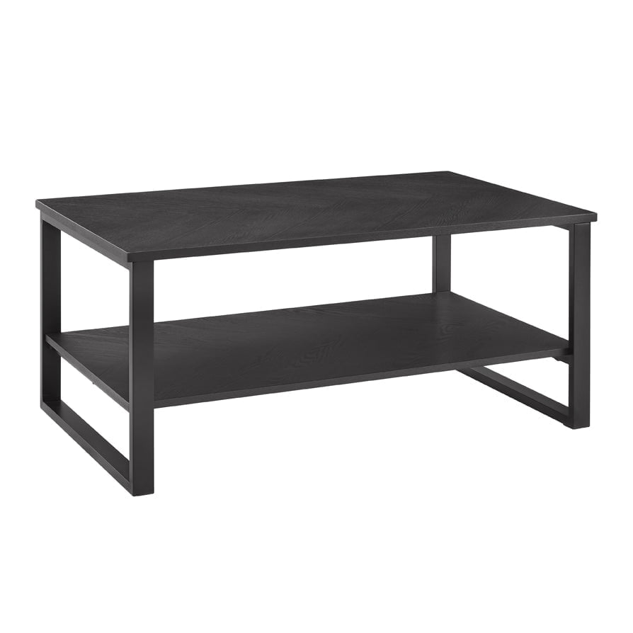 Harper Chevron Coffee Table - Black - DUSK