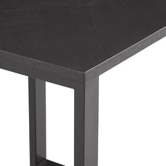 Harper Chevron Side Table - Black - DUSK