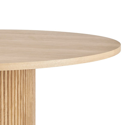 Hattie Panel 4-6 Seater Dining Table - Natural - DUSK