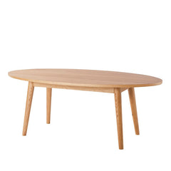 Heidi Oak Oval Coffee Table - Natural - DUSK
