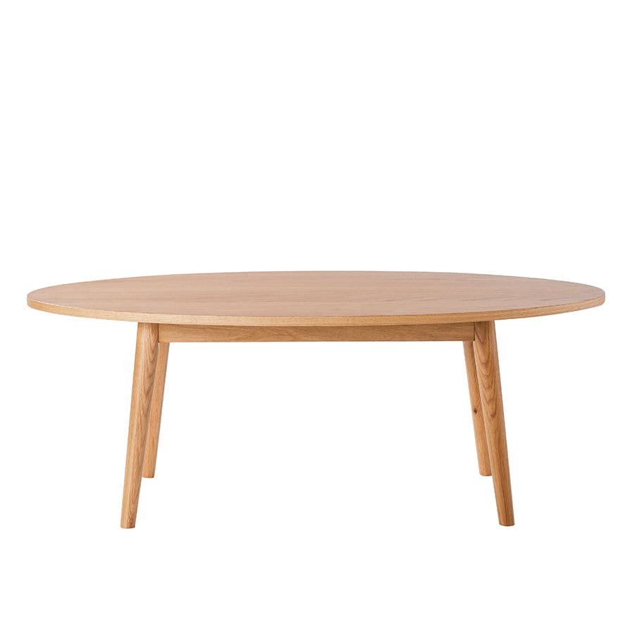 Heidi Oak Oval Coffee Table - Natural - DUSK