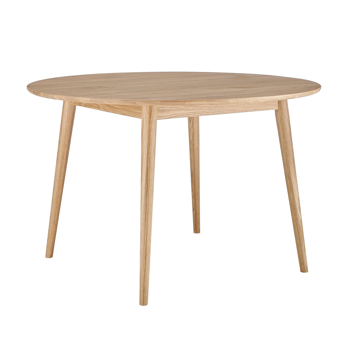 Heidi Solid Oak 4-6 Seater Round Dining Table - Natural - DUSK