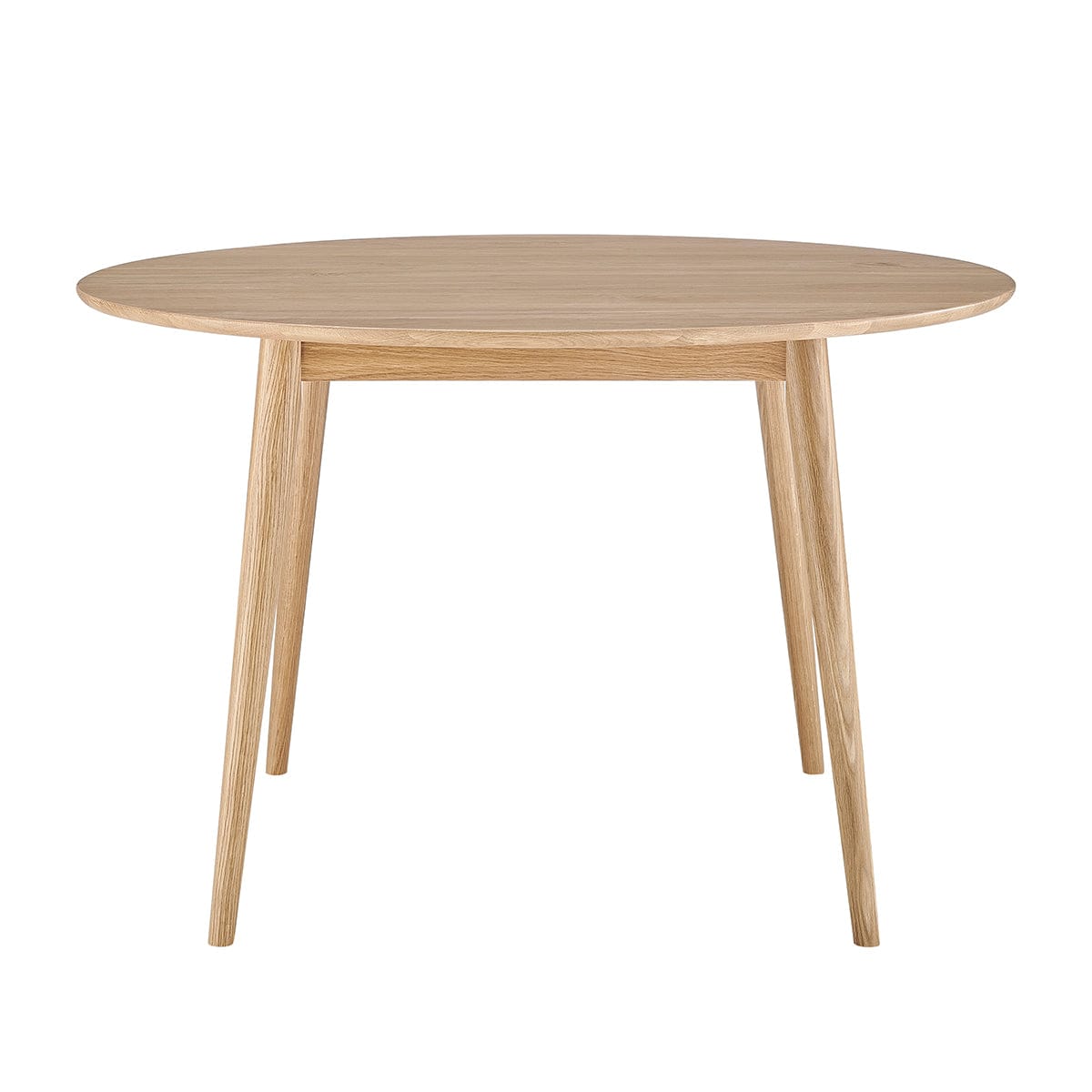 Heidi Solid Oak 4-6 Seater Round Dining Table - Natural - DUSK