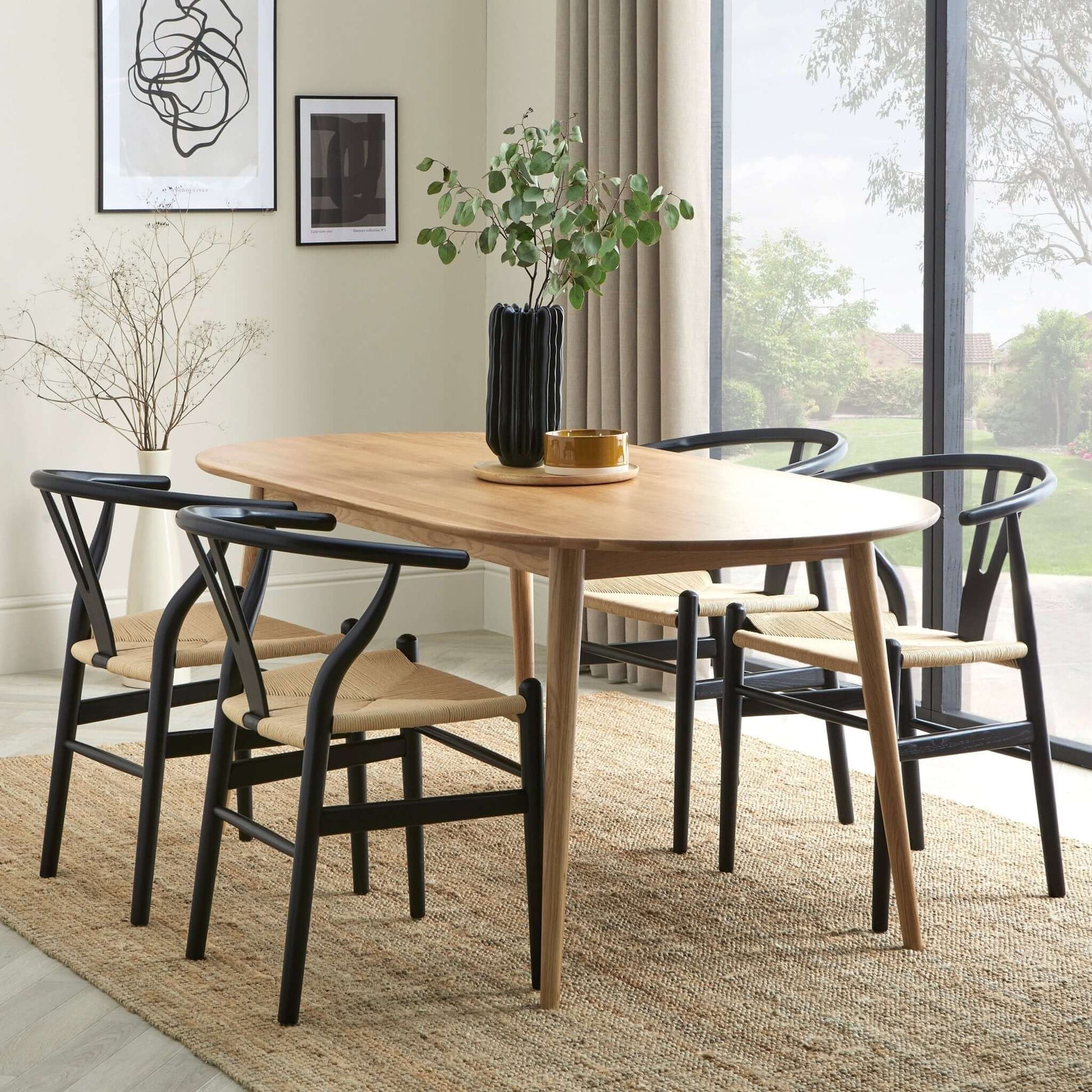 Heidi Solid Oak Oval 6-8 Seater Dining Table - Natural - DUSK