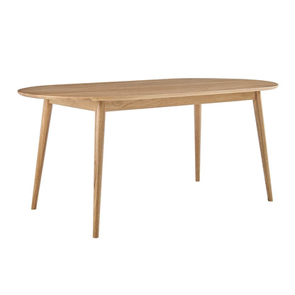 Heidi Solid Oak Oval 6-8 Seater Dining Table - Natural - DUSK