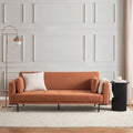 Hudson Click Clack Sofa Bed - Burnt Orange - DUSK