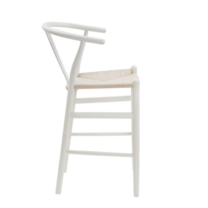 Jade Set of 2 Barstools - Light Beige/Natural - DUSK