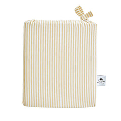 Kids Stripe Fitted Sheet - 100% Cotton - Yellow/White - DUSK