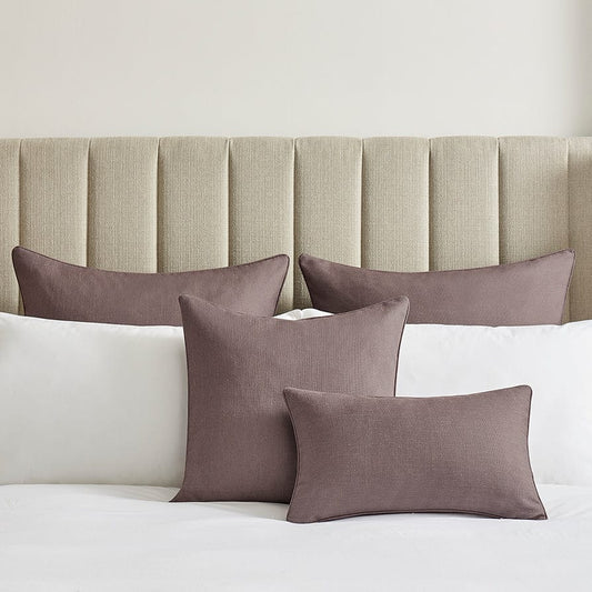 Linen Look Cushion Cover - Taupe - DUSK 894