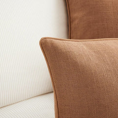 Linen Look Sofa Cushion Cover - Tan - DUSK