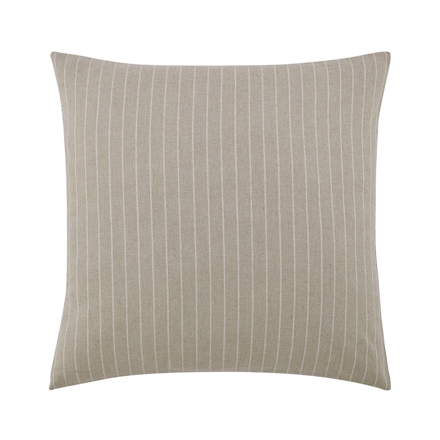 Linen Look Stripe Cushion Cover - Natural - DUSK