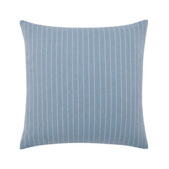 Linen Look Stripe Sofa Cushion Cover - Blue - DUSK