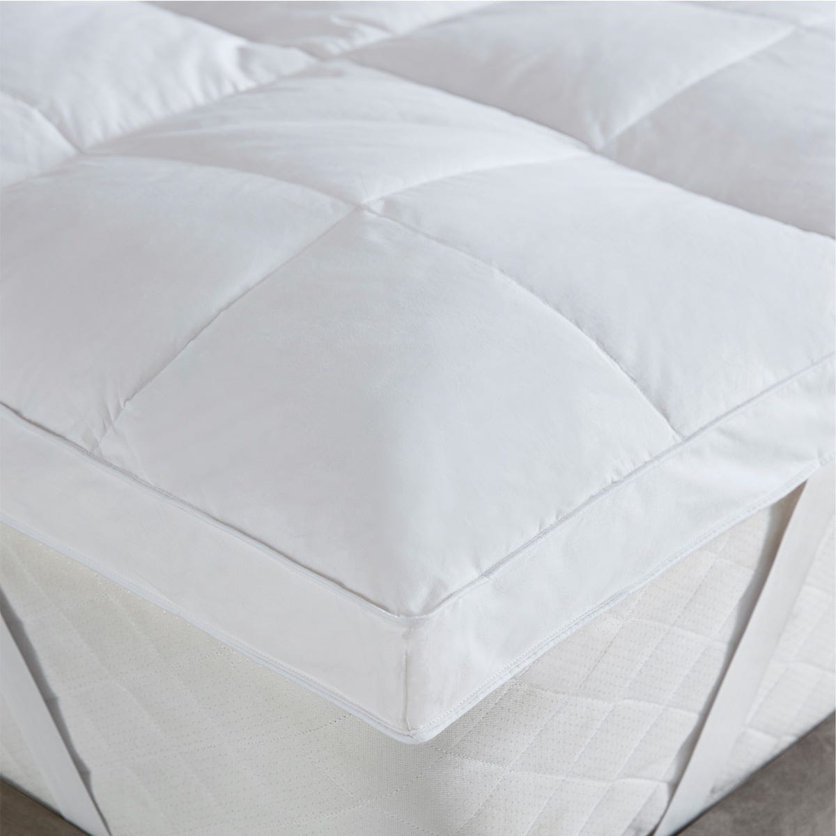 Luxury Duck Feather & Down Mattress Topper - DUSK