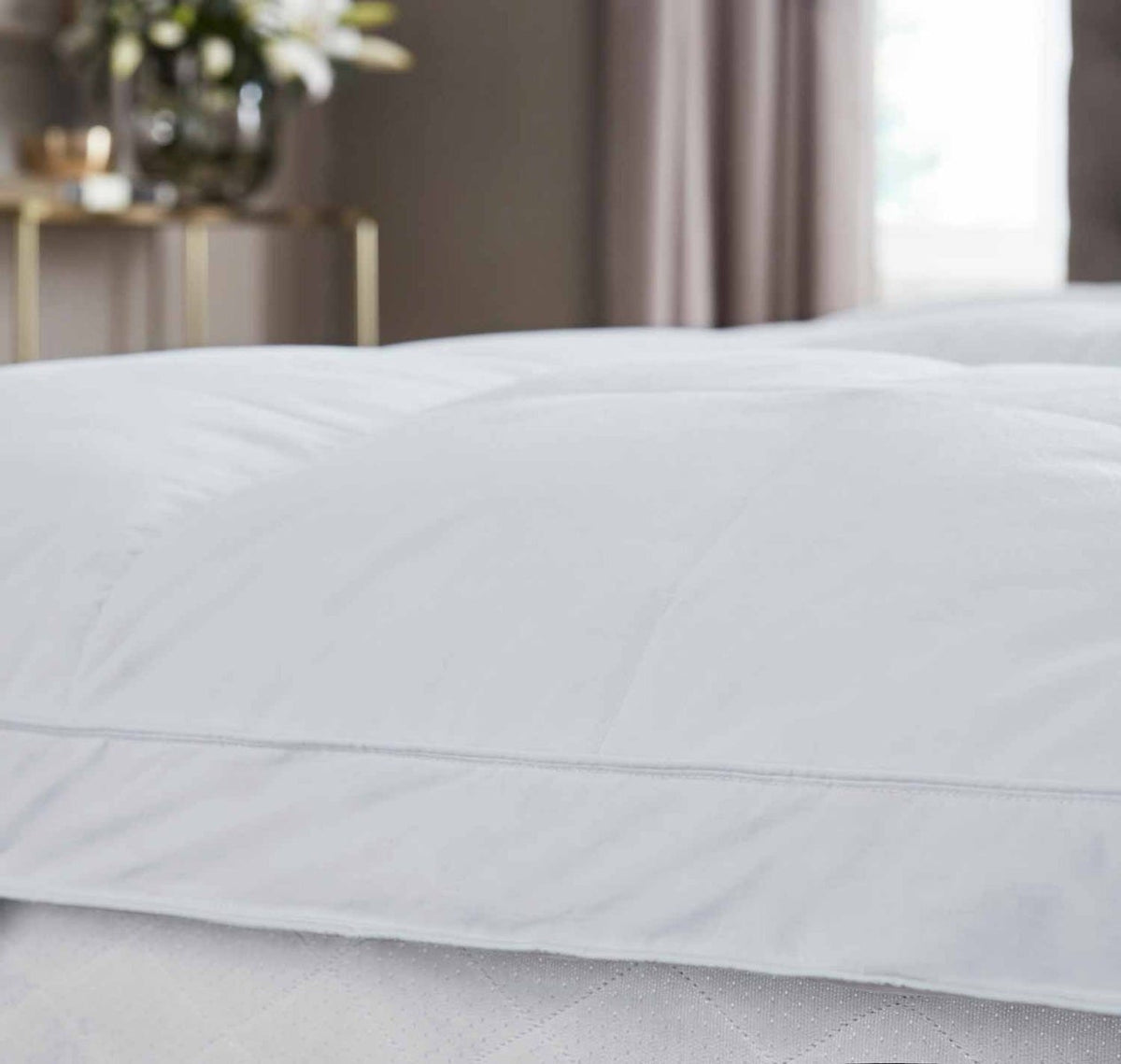 Luxury Duck Feather & Down Mattress Topper - DUSK