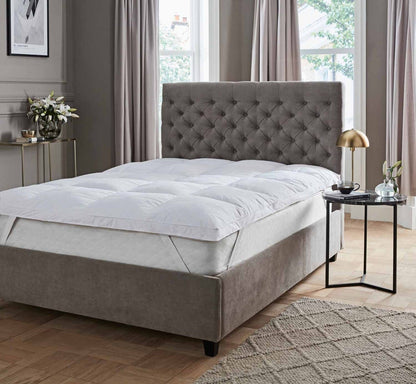Luxury Duck Feather & Down Mattress Topper - DUSK
