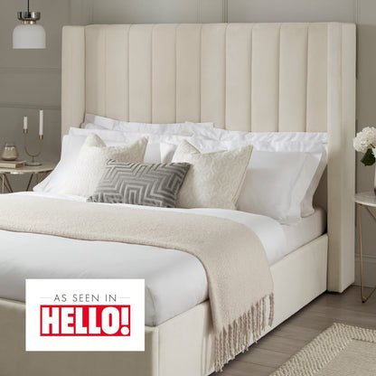 Madison Ottoman Storage Bed - Ecru - DUSK