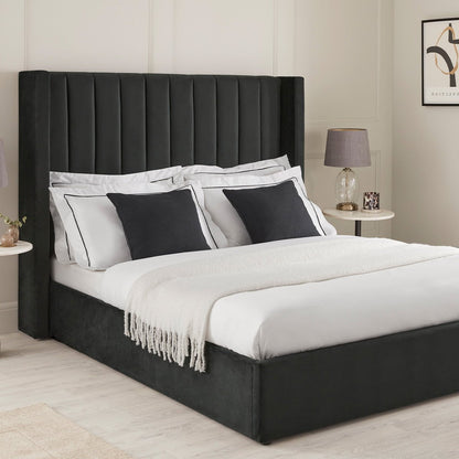 Madison Ottoman Storage Bed - Ink - DUSK