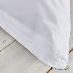 Marseille Duvet Cover - 600 TC - Egyptian Cotton - White - DUSK
