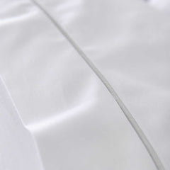 Mayfair Duvet Cover - 400 TC - Egyptian Cotton - Grey - DUSK