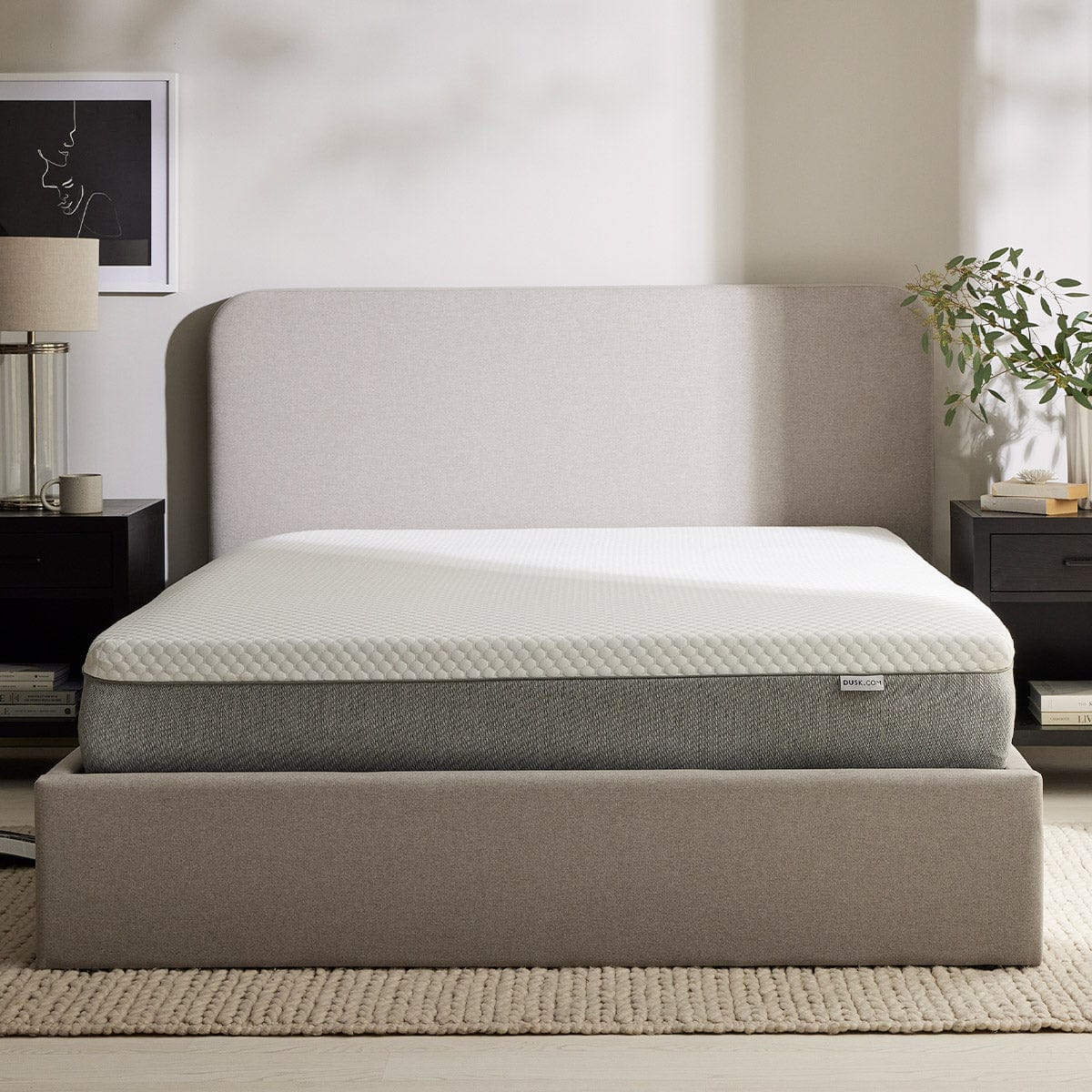 Memory Foam 2,000 Pocket Sprung Hybrid Mattress - Medium/Firm - DUSK